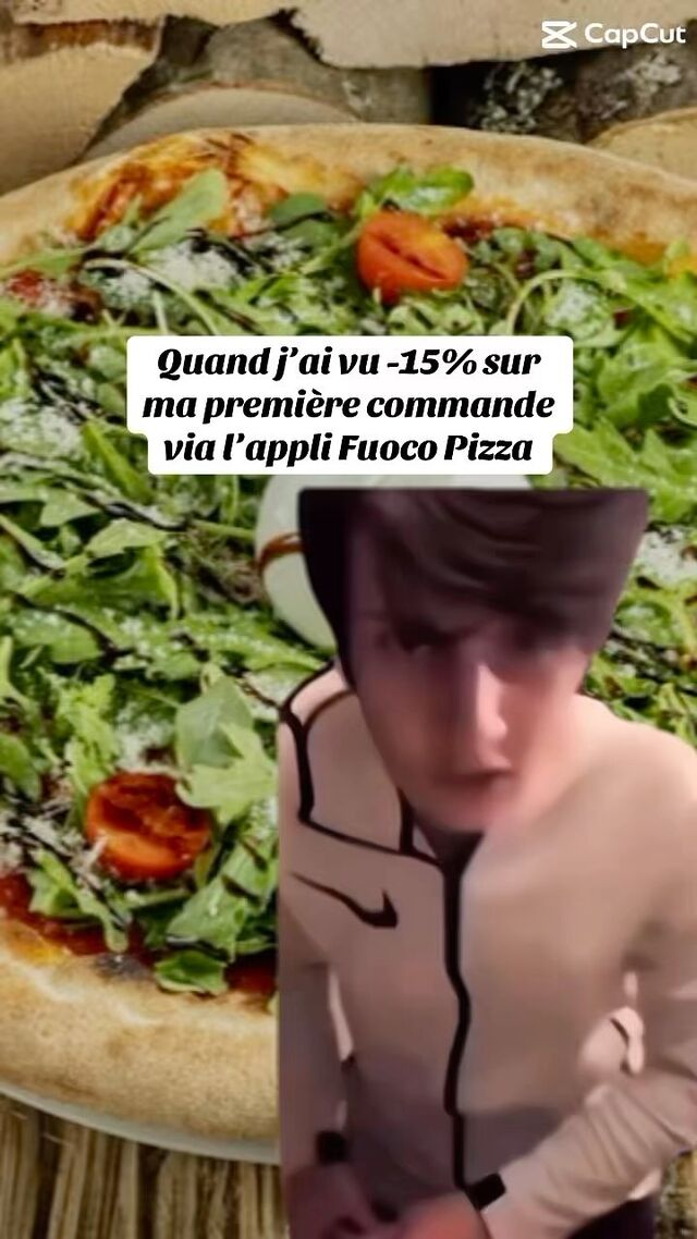 POV : quand j’ai vu -15% sur ma première commande via l’appli Fuoco Pizzas 😂🤭

#humour #drole #videodrole #humourfrançais #humourofficial #videohumour